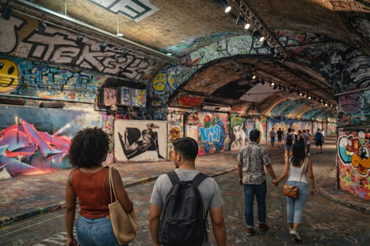 Leake Street Graffiti Tunnel
