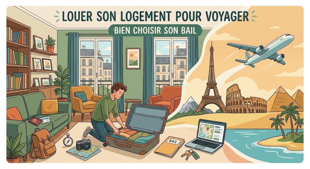 Partir un an à l’étranger : louer sa résidence principale sans être bloqué au retour